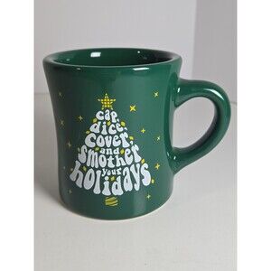 2024 Waffle House Happy Holidays Christmas Coffee Mug Green TuxTon Diner Cup